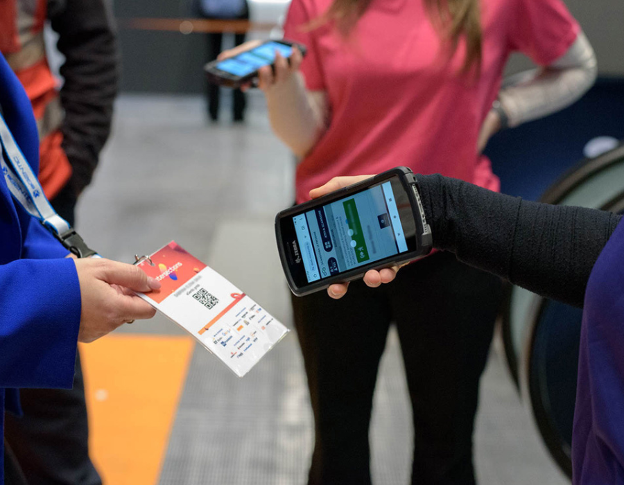 scansione  badge contactless